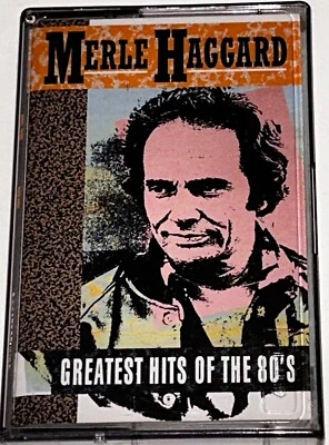 Merle Haggard Greatest Hits Of The 80’s Country Music Cassette 1H22 - Image 1 of 4