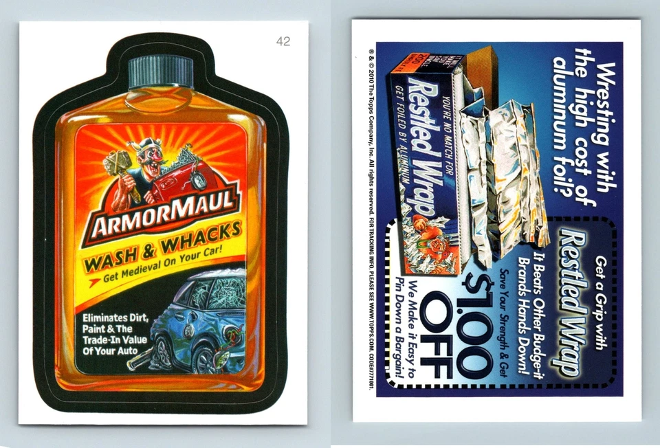 Wash & Whacks #42 Wacky Packages Series 7 Topps 2010 Trading Card / Sticker - Image 1 of 1