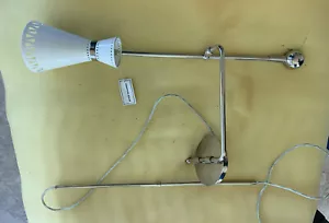 Jonathan Adler 1Arm Havana Mid Century Modern Stil Novo Chrome Sconce - Picture 1 of 10