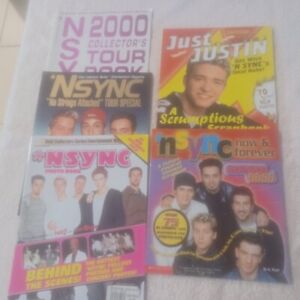 NSYNC 2000 Collector's Tour Book Magazines With Pictures Lot of (5) Pop Music