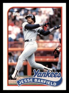 1989 Topps Traded Jesse Barfield #7T  New York Yankees