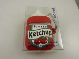 tomato ketchup case compatible with apple airpods wireless ear buds - Picture 1 of 6
