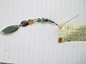 Prosperity Affirmation Garden Goddess Charm Bracelet 5" - Picture 1 of 3