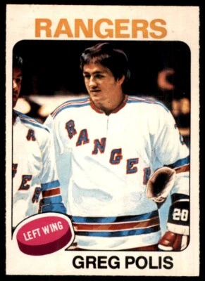 1975-76 O-Pee-Chee Greg Polis NM-MT #201 - Image 1 of 2