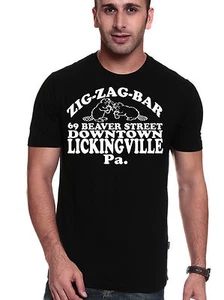 The Original & Legendary ZigZag Bar Tshirt - 69 Beaver St. Lickingville PA - Picture 1 of 7