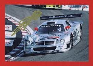 PHOTO cm 13x19 signed by Alex Wurz MERCEDES CLK GTR #12 FIA GT 1997 LAGUNA SECA - Foto 1 di 2