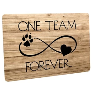 Fussmatte - One Team Forever (Holzhintergrund) - Bild 1 von 8