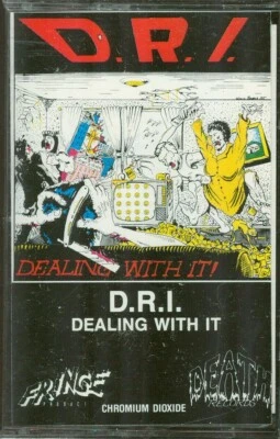 D.R.I. DRI Dealing With It TAPE Classic punk/metal crossover 1985 - Image 1 of 3