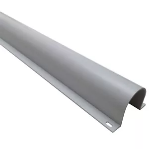 PVC Flanged Wire Guard U Channel Surface Cable Raceways - 1/2", 1", 2", 3" 4" - Picture 1 of 7