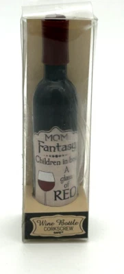Abridor de botellas de vino Ganz sacacorchos "Mamá fantasía niños en la cama un vaso de rojo" Foto 1 de 4