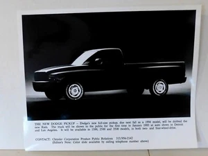 1994 Dodge Ram Pickup 8" x 10" Glossy Press Release Photo - Picture 1 of 2