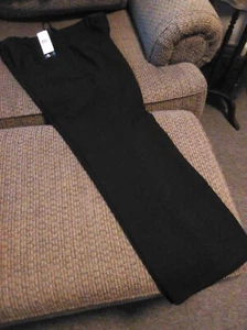 WOMEN'S PANTS-SLACKS-TROUSERS-LAUREN-RALPH LAUREN-SANDERSON-SIZE 14P-BLACK - Picture 1 of 4