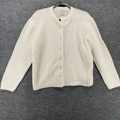 Кардиган Yarnworks свитер женский M белый на пуговицах коттеджкор бабушка Core - Изображение 1 из 4
