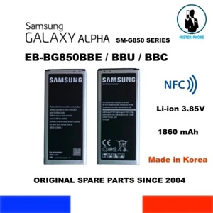 BATTERIA ORIGINALE SAMSUNG EB-BG850BBE GALAXY ALPHA SM-G850 SERIES 1860mAh OEM - Photo 1 sur 6