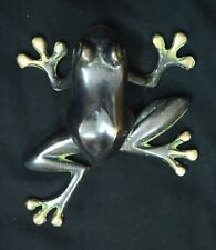 Frog Shape Door Knocker Brass Antique Reptile Style Door Bell Door Furnished VR