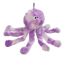 Dog Toy Petface Purple Octopus Squeaky Crinkly Plush Puppy Dog Fun Play Toy