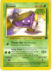 Grimer 57/82 Team Rocket Ilimitado Común ¡COMO NUEVO! Pokémon - Imagen 1 de 1