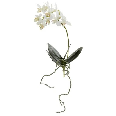 Nearly Natural Indoor 13 in. Mini Orchid Phalaenopsis Artificial Flower (Set of - Image 1 of 3