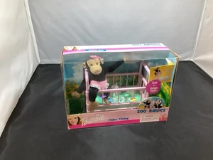 Barbie Zoo Babys Chika Schimpanse mit Krippe 2000 Mattel #28936 - Bild 1 von 7