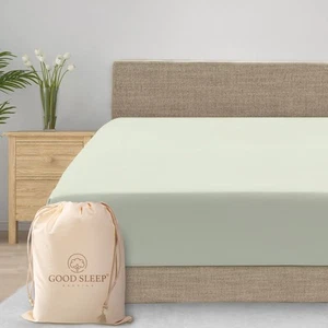 Extra Long Twin Fitted Sheet - 1 Pc, 1000 TC Twin XL Fitted Sheet, 16 Inch De... - Picture 1 of 7
