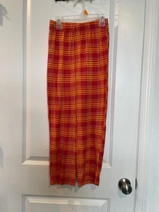 NFL Team Apparel Youth Kansas City Chiefs Red Gold Sleepwear Sleep Pants Size M - Picture 1 of 6