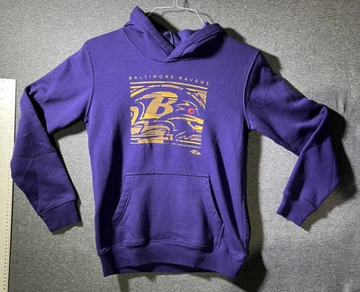 Свитер с капюшоном молодежный большой командная одежда пуловер на шнурке Baltimore Ravens NFL - Изображение 1 из 4