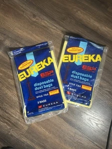 6 Total NEW EUREKA 52320 DUST BAGS-STYLE F&G UPRIGHT VACUUM CLEANER GENUINE - Picture 1 of 2