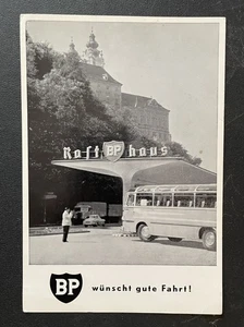BP Service Station Foreign Postcard Rasthaus BP Touring Service - Picture 1 of 3