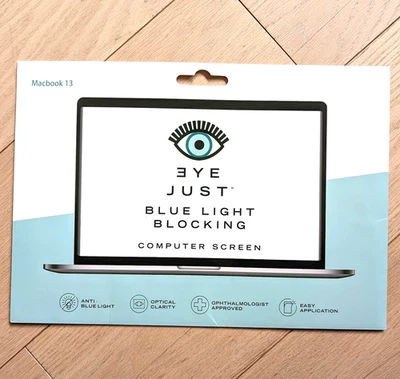 Blue Light Blocking Computer Screen Macbook 13 Cover Eye Just  NEW SEALED - Image 1 of 2