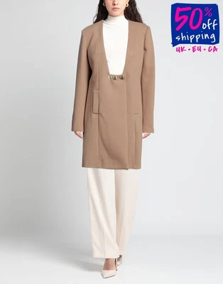 RRP€350 LES BOURDELLES DES GARCONS Coat IT42 US6 UK10 M Beige Made in Italy - Image 1 of 4