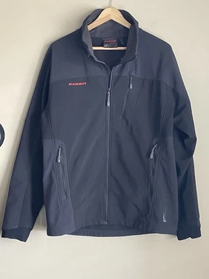 Mammut Jacket Mens L Black Gore Softech Full Zip Stretch - Image 1 of 4