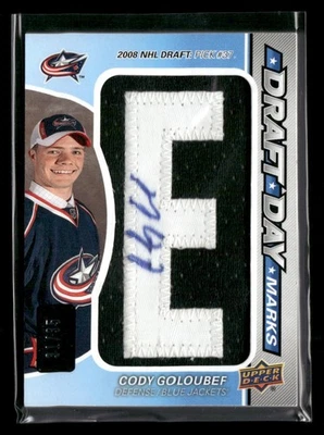 2012-13 SP Game Used - Draft Day Marks Cody Goloubef #DDM-CG /35 (AU, RC) - Image 1 of 2