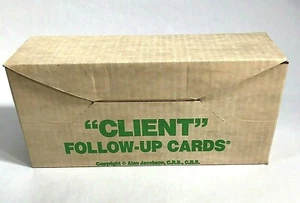 Tarjetas de Seguimiento de Clientes Prospección Ventas de Bienes Raíces Programas Realtor - Imagen 1 de 12