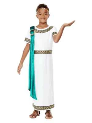 Roman Boys Costume Child Greek Ancient Roman God Caesar Historical Toga Dress Up - image 1 of 2