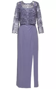 Authentic Alex Evenings 81171694 Dress-Color: Purple Lilac -Size: 16 - MOB Dress - Picture 1 of 2