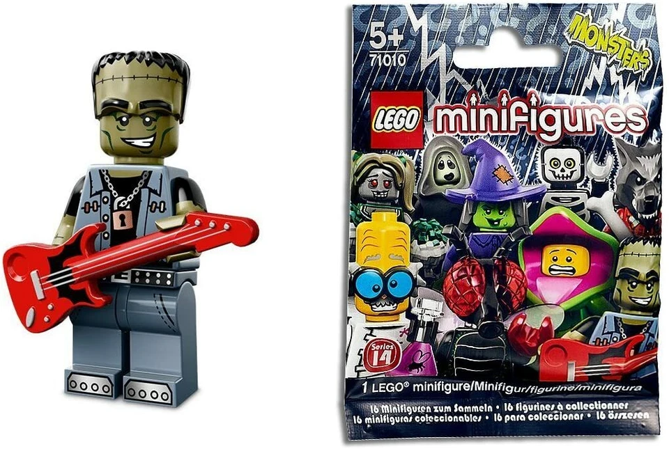 LEGO Collectible Minifigures - Monster Rocker - From Monsters Series 14 71010 - Image 1 of 1