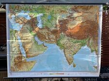 Oriente Medio &indien Westermann Mapa de Papel Tarjeta de Pared de la Escuela
