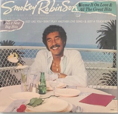 Smokey Robinson, Blame it On Love/ All the Great Hits, LP, NEW, Original, Sealed - Image 1 of 2