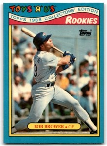 1988 TOPPS TOYS'R'US ROOKIES BOB BROWER TEXAS RANGERS #2