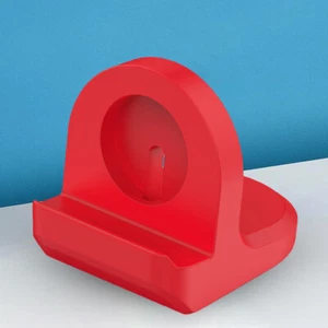 Silicone Charger Stand Watch Charger for Galaxy Watch6/6 Classic/5/5pro(Red) - Photo 1 sur 8