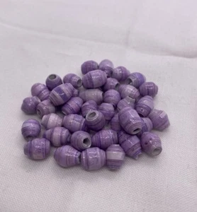 Paper Beads for Jewelry & Crafts, Beading Supplies, Jewelry Supplies, Purple - Picture 1 of 4