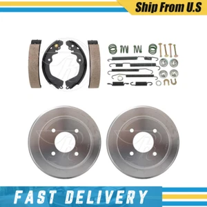 Fits 1997-2001 Mitsubishi Mirage Rear Drums Brake Shoes & Hardware Spring Kit - Picture 1 of 7