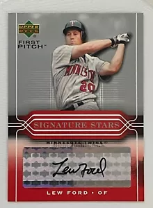 2005 Upper Deck First Pitch Signature Stars Lew Ford #AU-LF Auto - Picture 1 of 2