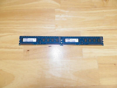 (Lot of 2) ELPIDA 1GB 1Rx8 PC3-10600U Desktop Ram EBJ10UE8BDF0-DJ-F  - Image 1 of 2