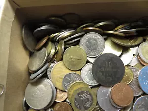 Bulk Mixed Foreign World Coins Lot 1 Lb Pound - Picture 1 of 8