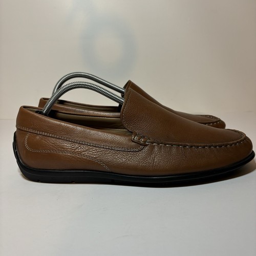 Mocassini da guida ECCO da uomo marroni classici mocassini taglia US 10 10 5 UE taglia 44