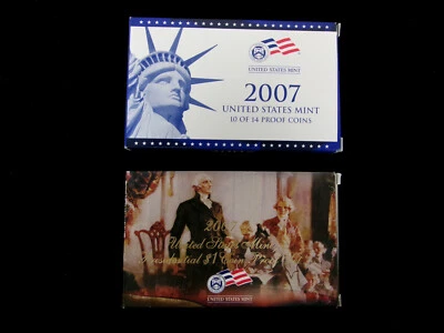 2007 United States Mint Proof Set and Presidental $1 Coin Proof Set. USPC07BB - Image 1 of 4