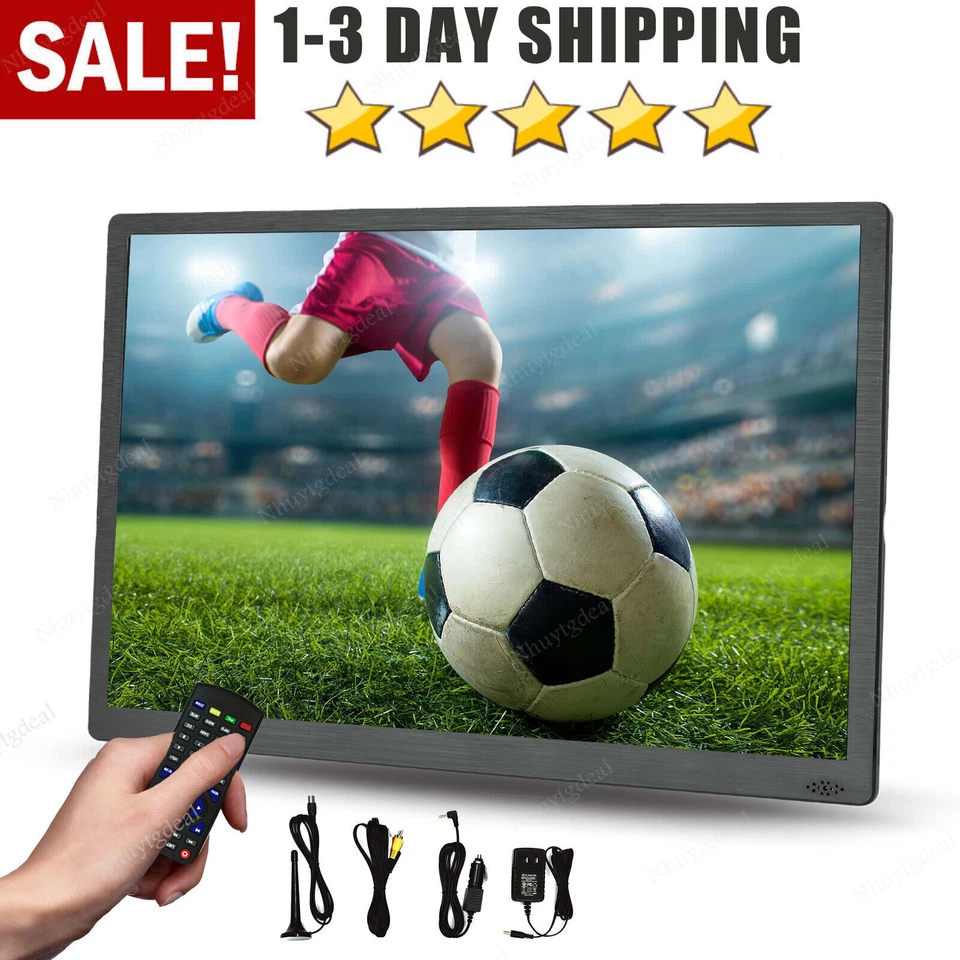 Supersonic 15'' Portable LCD TV HDMI USB/SD FM Remote AC/DC Rechargeable w/Dolby - Image 1 of 1