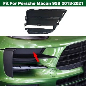 Cubierta de rejilla antiniebla del parachoques delantero derecho para Porsche Macan 95B 2018-2021 - Imagen 1 de 10
