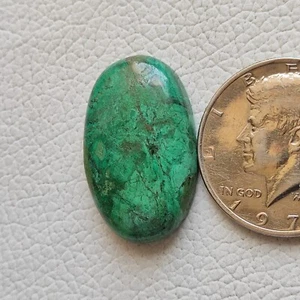 Green chrysocolla flatback cabochon designer chrysocolla loose gemstone R756 AU - Picture 1 of 5